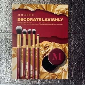 MORPHE DECORATE LAVISHLY 5-PIECE FACE & EYE BRUSH SET